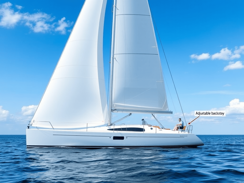 الإبحار في الطقس العاصف: كيفية استخدام الـ Adjustable Backstay (الدعامة الخلفية القابلة&nbsp;للتعديل)